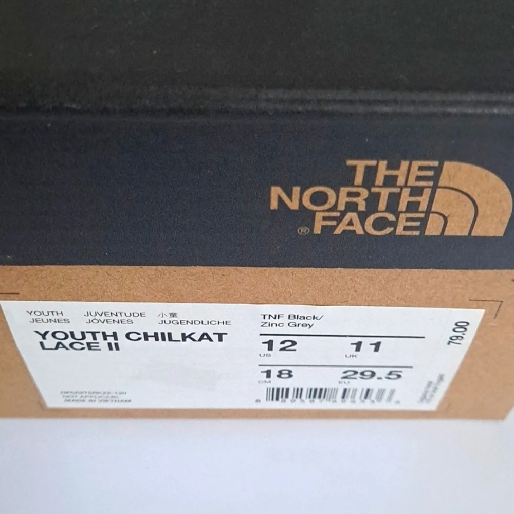 The North Face Youth Boys Size 12 Chilkat Lace II Boots New in Box - Picture 4 of 16
